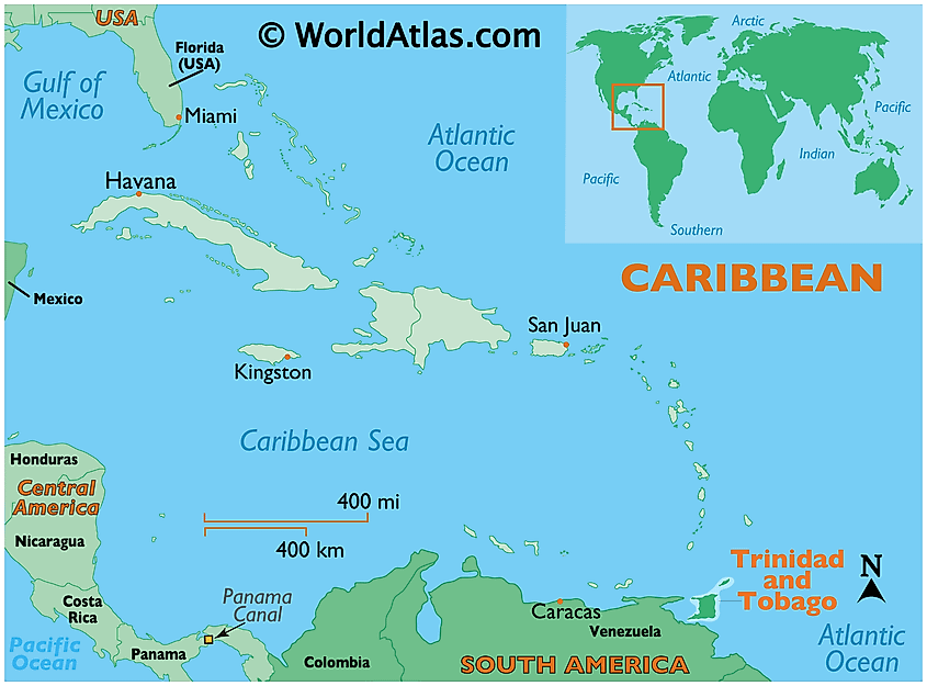 Map Of Trinidad And Tobago And Venezuela Trinidad And Tobago Maps & Facts - World Atlas