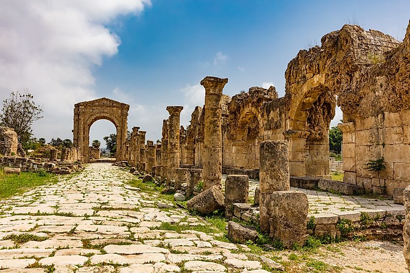 Al-Bass Archaeological Site Tyre Sur in South Lebanon Middle east