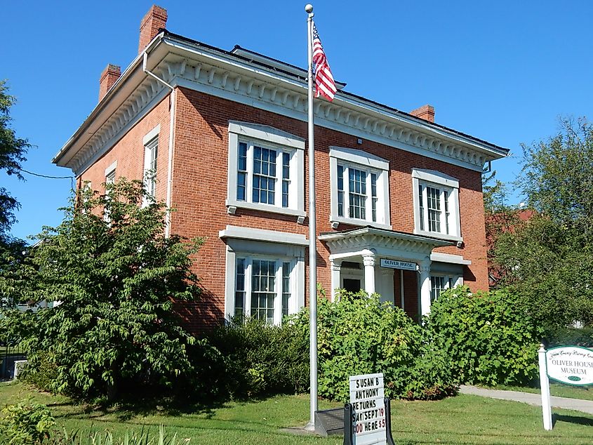 Oliver House Museum, 200 Main St., Penn Yan