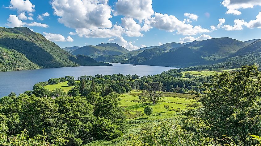 Ullswater Lake, Lake District, UK