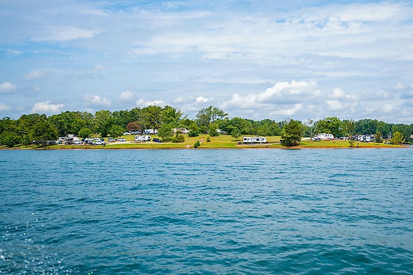 Lake Keowee in Seneca, South Carolina