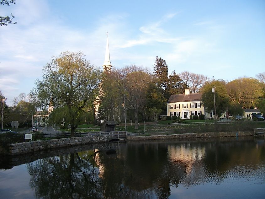 The quaint town of Sandwich, Massachusetts