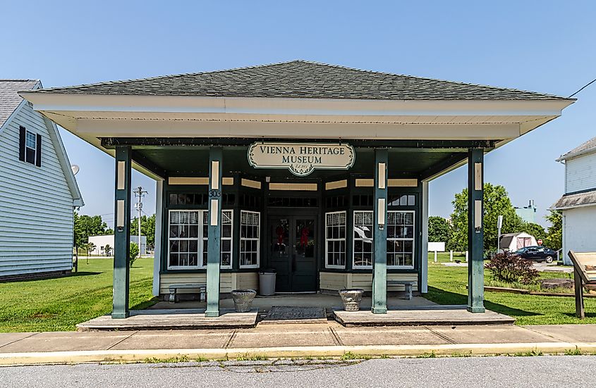 The Vienna Heritage Museum, Vienna, Maryland, USA.
