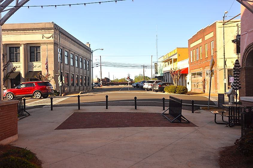Bankhead Street in New Albany, Mississippi