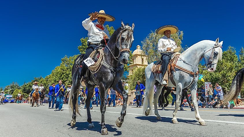 Citizens of Ojai California celebrate Independence Day