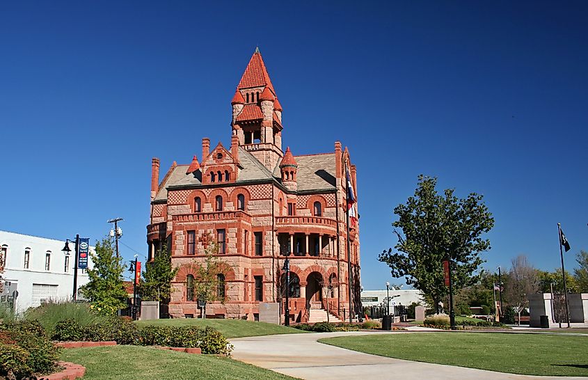 Historic Hopkins County Courthouse in Sulphur Springs, Texas