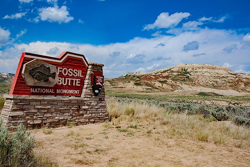 Fossil Butte National Monument, Kemmerer, Wyoming.