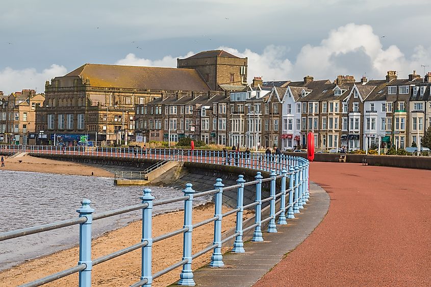 Morecambe is a town on Morecambe Bay in Lancashire, England (Tomasz Wozniak via Shutterstock.com)