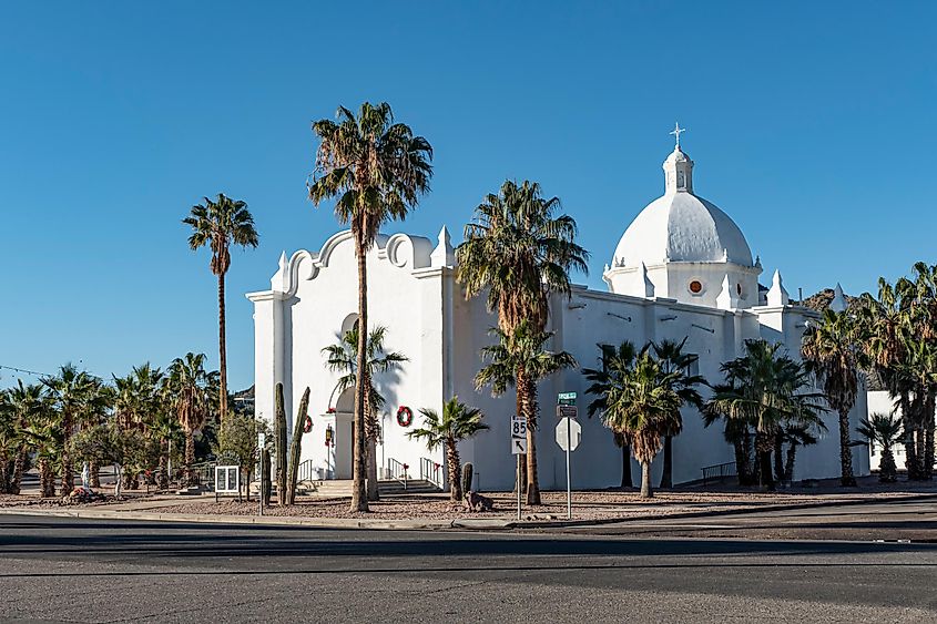 A church in Ajo, Arizona.