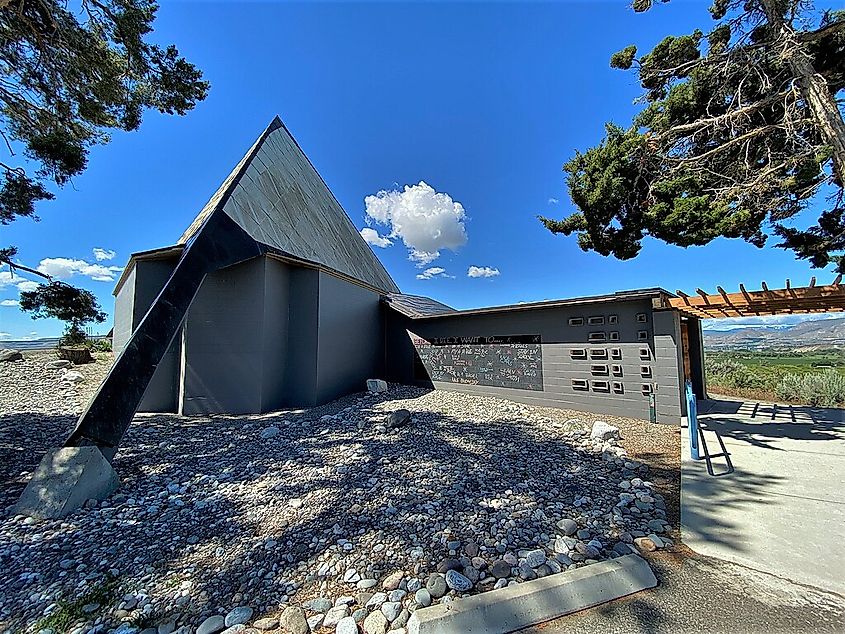 The Fort Okanogan Interpretive Center Facility was completed in 1960.
