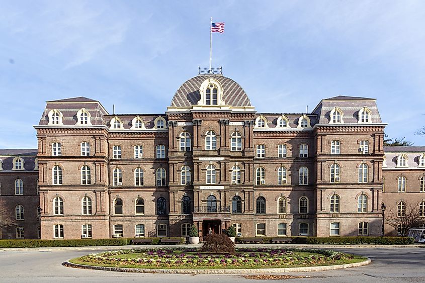 The Main Building of Vassar College in Poughkeepsie, New York