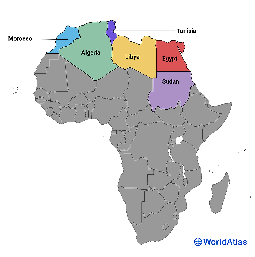 Northern African countries