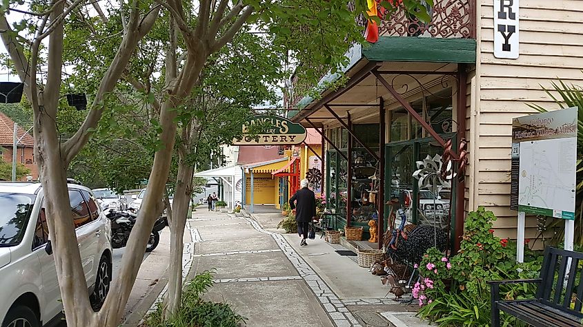 Street view in Tilba, New South Wales