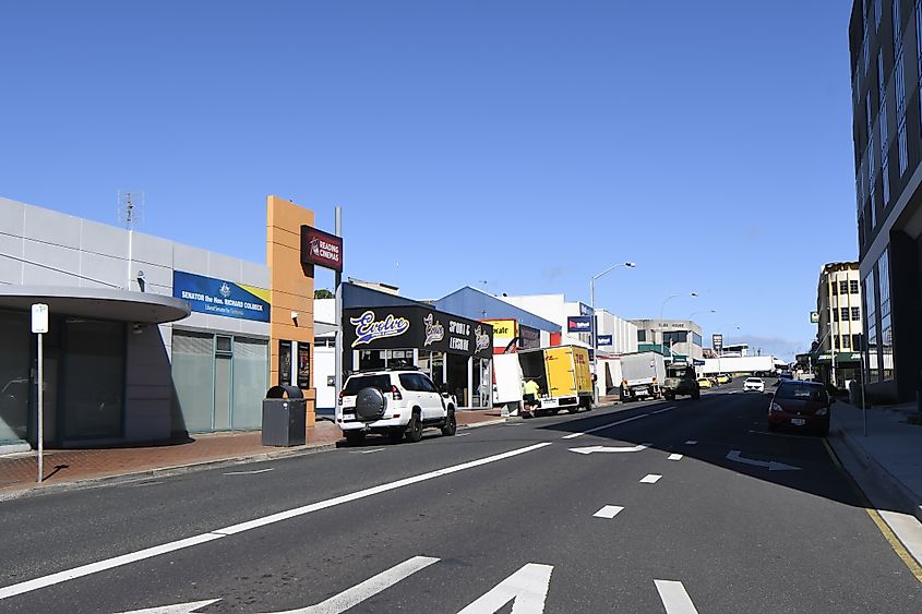 Downtown Devonport, Tasmania, Australia