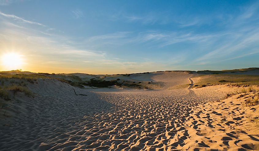 The Dune Shacks Trail in Provincetown, MA