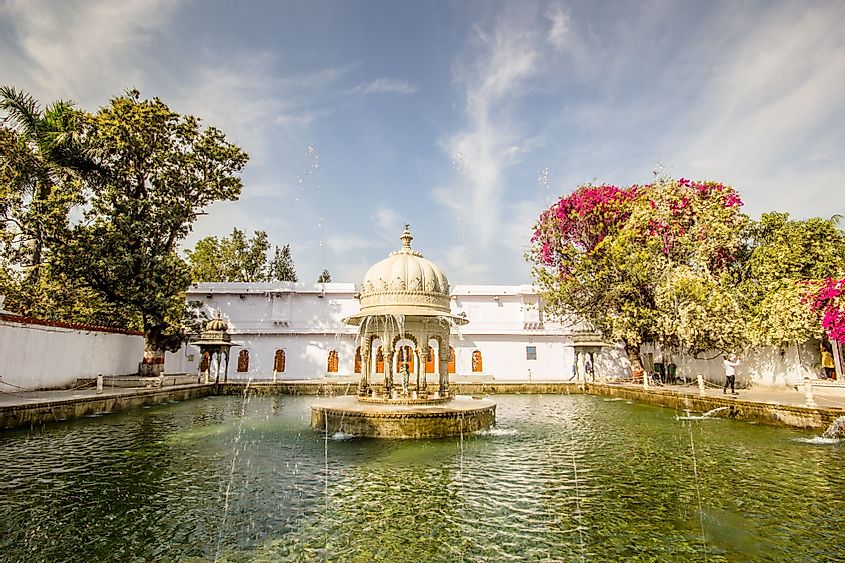 The Saheliyon-ki-Bari Gardens in Udaipur