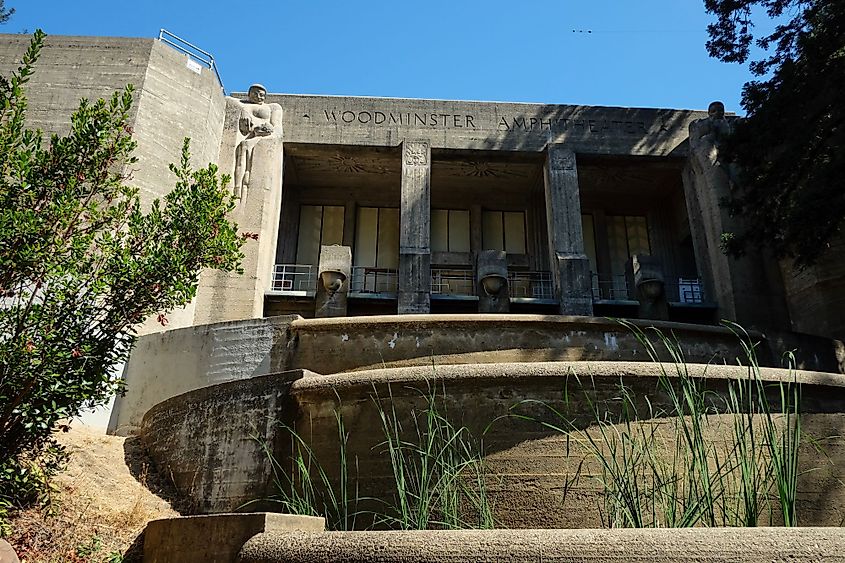 Woodminster Amphitheater in the Joaquin Miller Park in Oakland, California