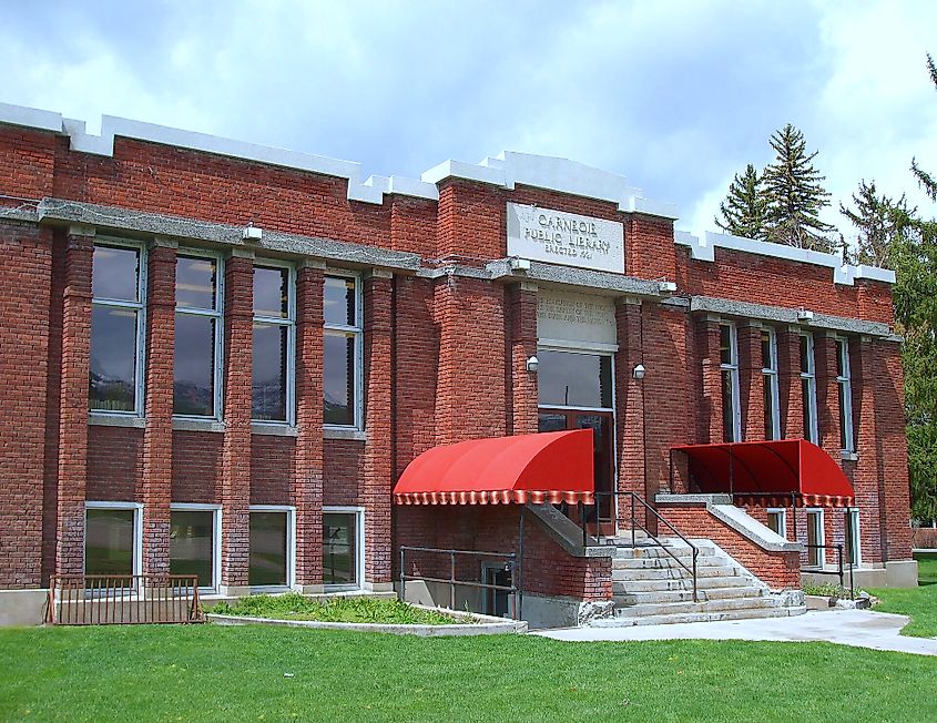Carnegie Public Library in Smithfield, Utah.