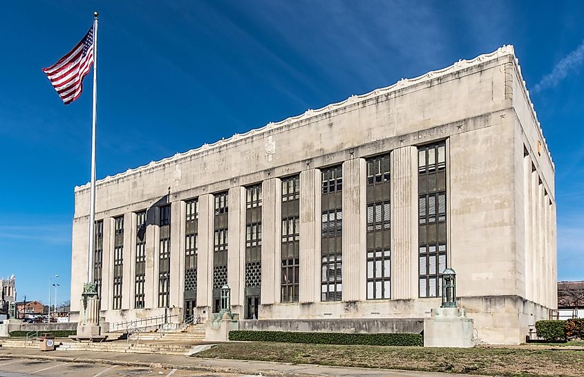 Здание федерального суда в Меридиане, Миссисипи