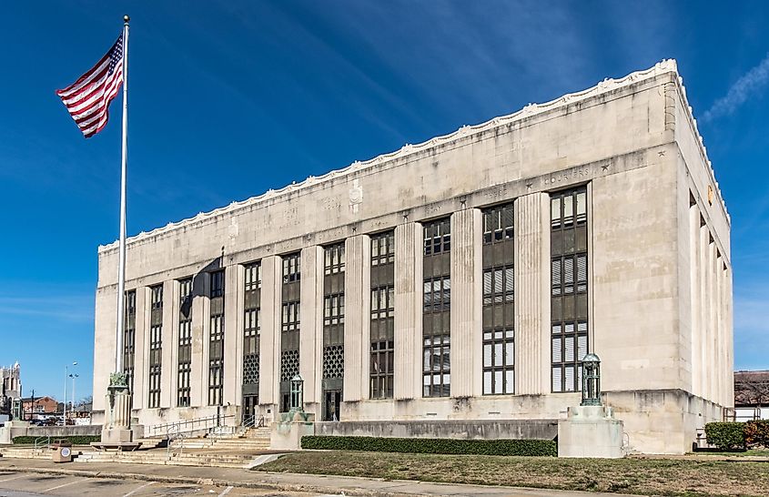 Federal courthouse at Meridian, Mississippi