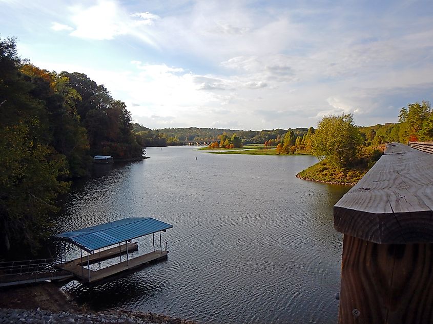 View from the Yoholo Micco Trail by the city of Eufaula, Eastern Alabama.