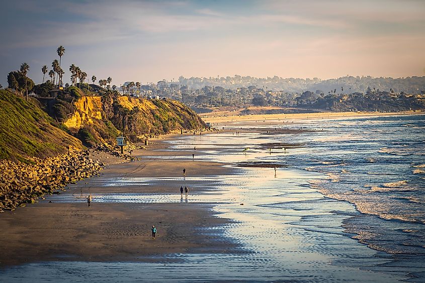San Elijo State Beach in Encinitas, California