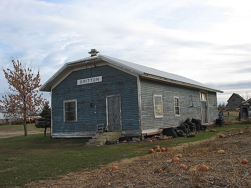Britton, South Dakota, Milwaukee Depot