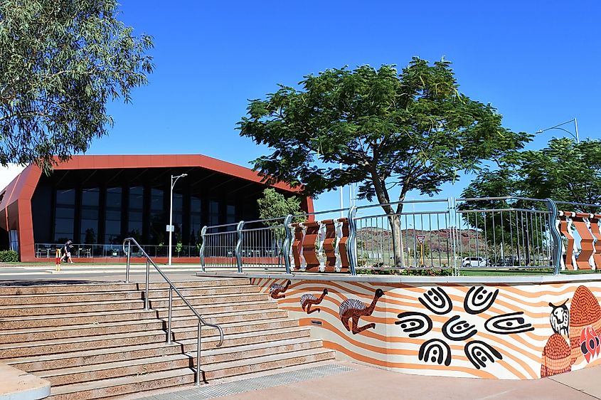 The Red Earth Arts Precinct's performing arts center in Karratha, Western Australia. 