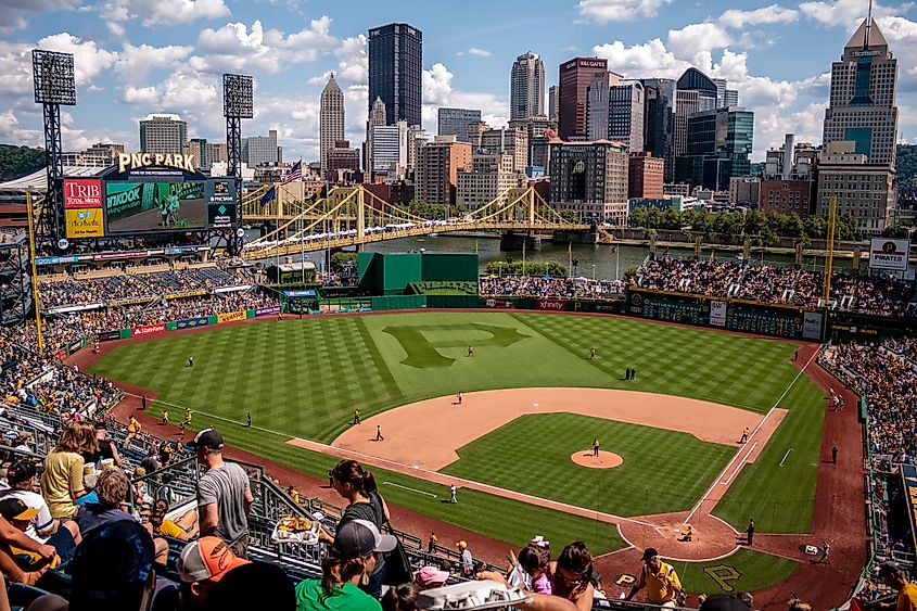 PNC Park in the city of Pittsburgh, Pennsylvania.