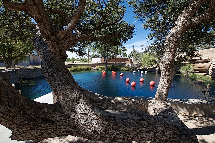 The Blue Hole on Route 66 in Santa Rosa New Mexico