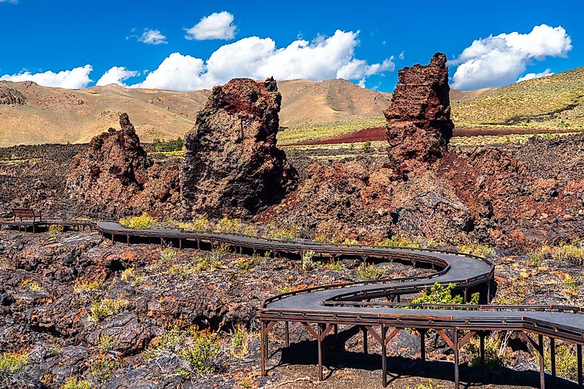 The unearthly landscape of the Craters of the Moon National Monument & Preserve, Idaho.