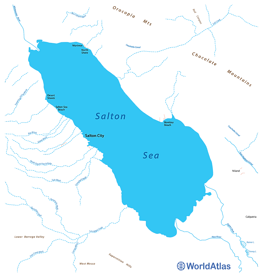 Salton Sea map