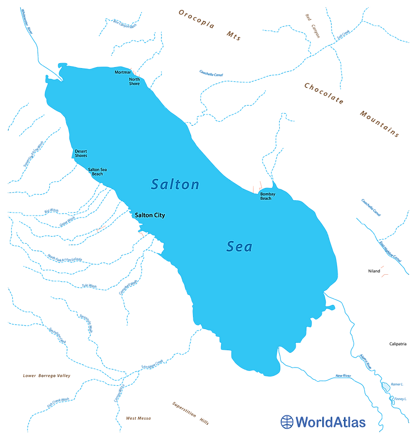 Salton Sea map