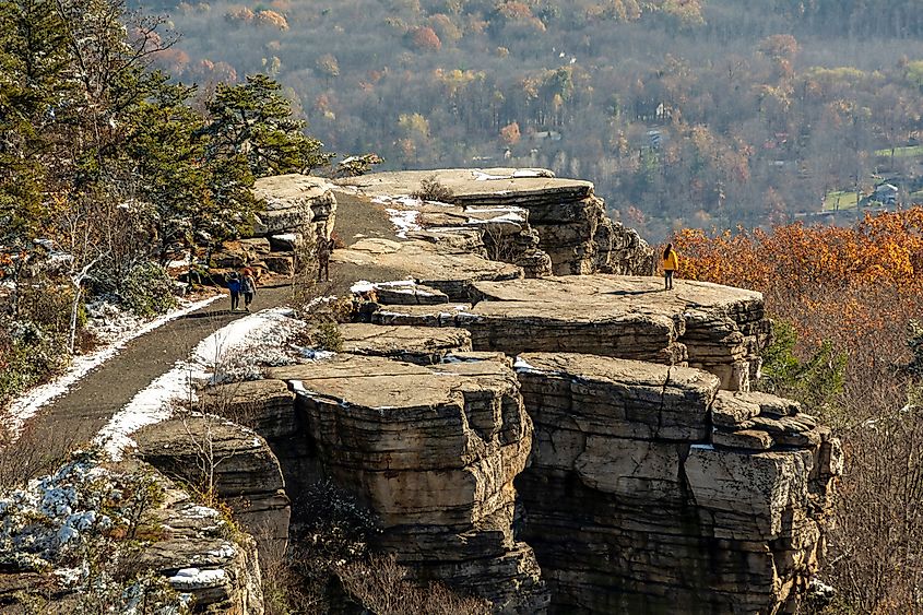 Castle Point in the Lake Minnewaska State Park Preserve