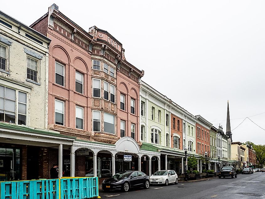 Historical buildings in Kingston, New York