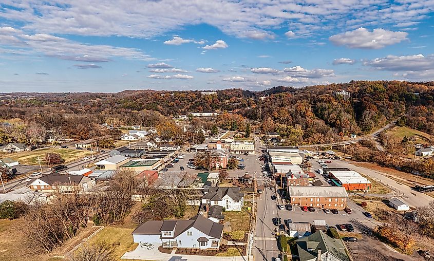 Aerial view of Lynchburg