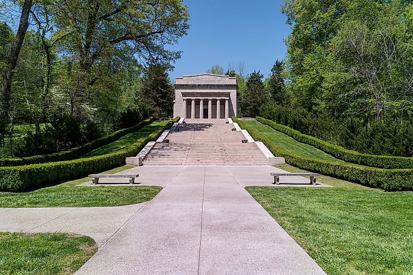 Abraham Lincoln Birthplace National Historical Park in Hodgenville, Kentucky. Image credit EWY Media via Shutterstock.