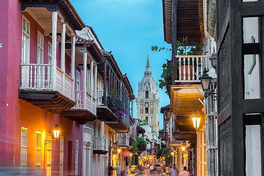 Cartagena, Colombia streets