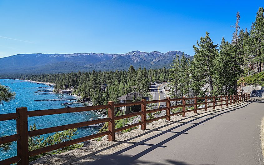 Lake Tahoe in Incline Village, Nevada.