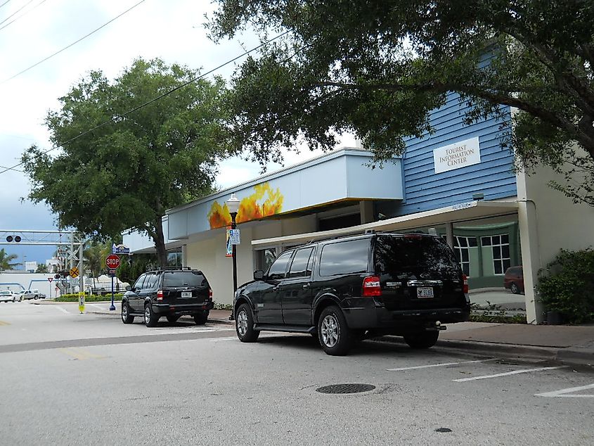 Old Stuart Department Store building, now Stuart City Hall Annex, NW corner of SW Flagler Avenue and SW St, Lucie Avenue, Stuart, Florida