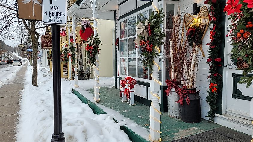 Rue de Saint-Jovite, Mont Tremblant, Quebec