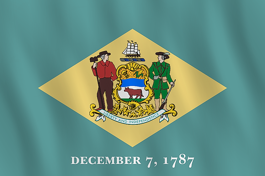 Delaware state flag