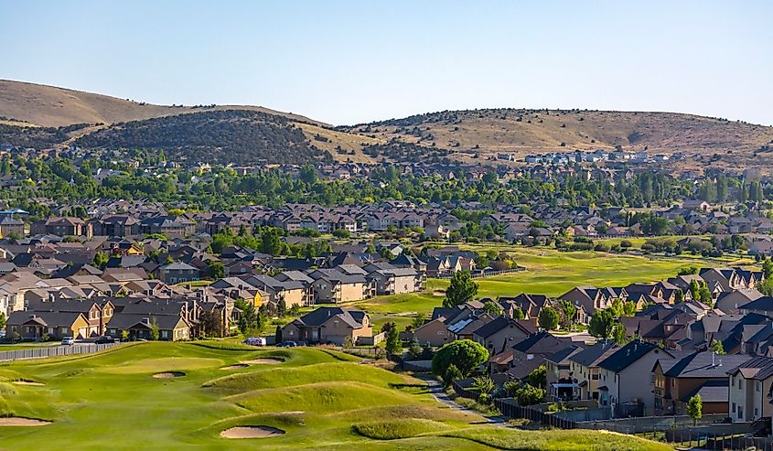 Eagle Mountain, Utah houses near golf course