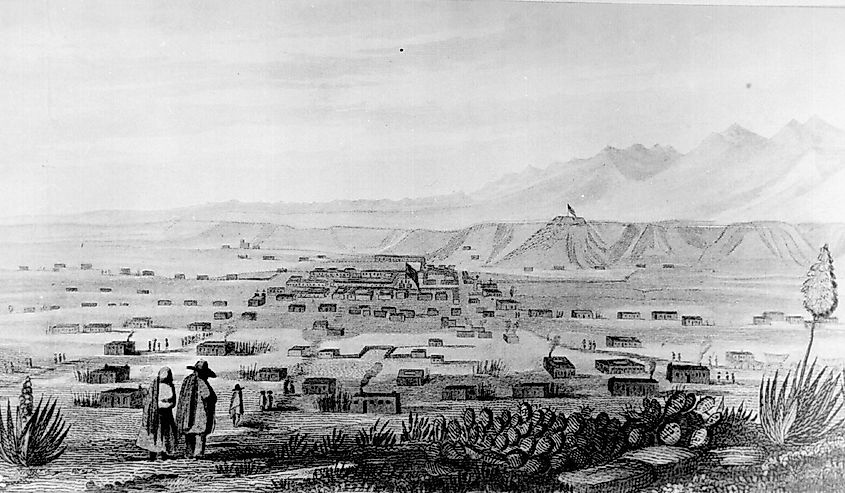 Santa Fe New Mexico, between between 1846 and 1847.
