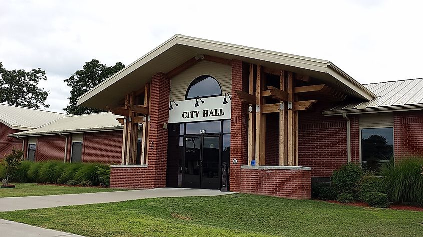 City hall in Lowell, Arkansas