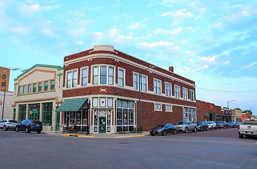 A historic building in Hays, Kansas.