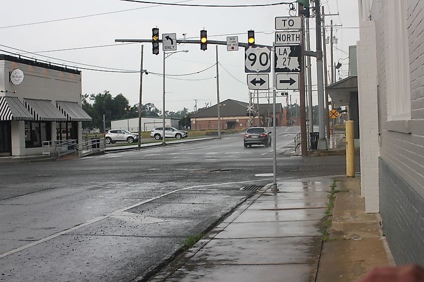 Sulphur, Louisiana, downtown.