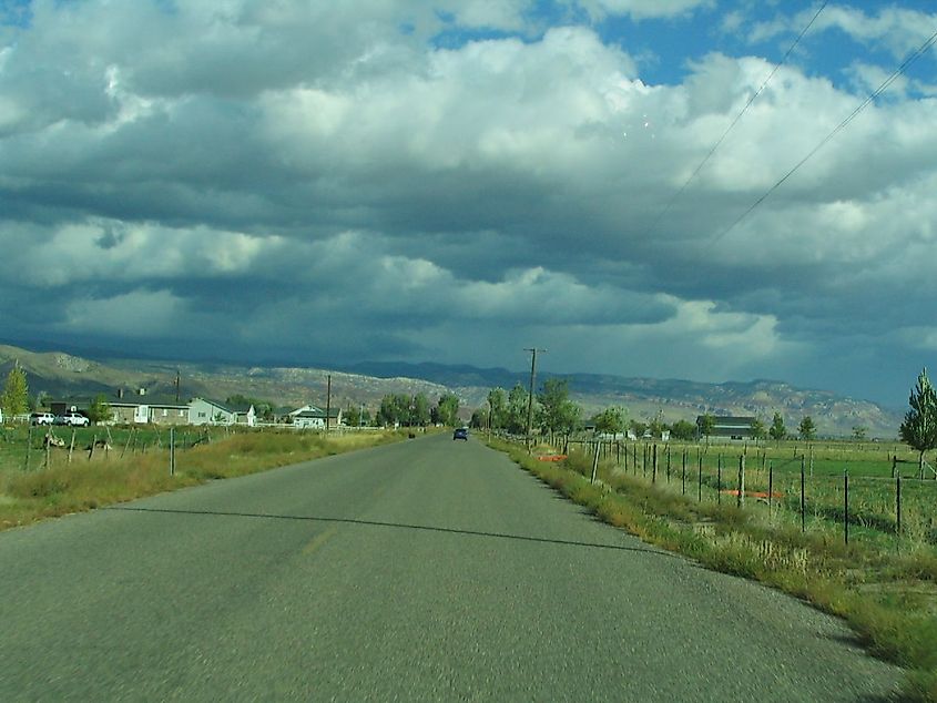 The town of Annabella, Utah.