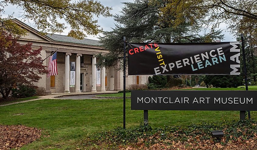 Exterior view of the Montclair Art Museum