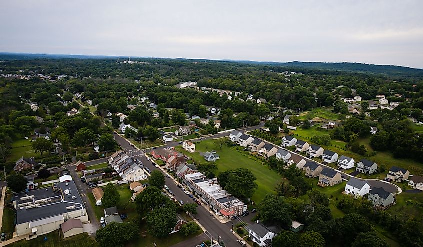 Aerial Drone of Perkasie Pennsylvania
